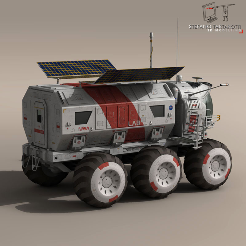 Lunar vehicle 3D model_11