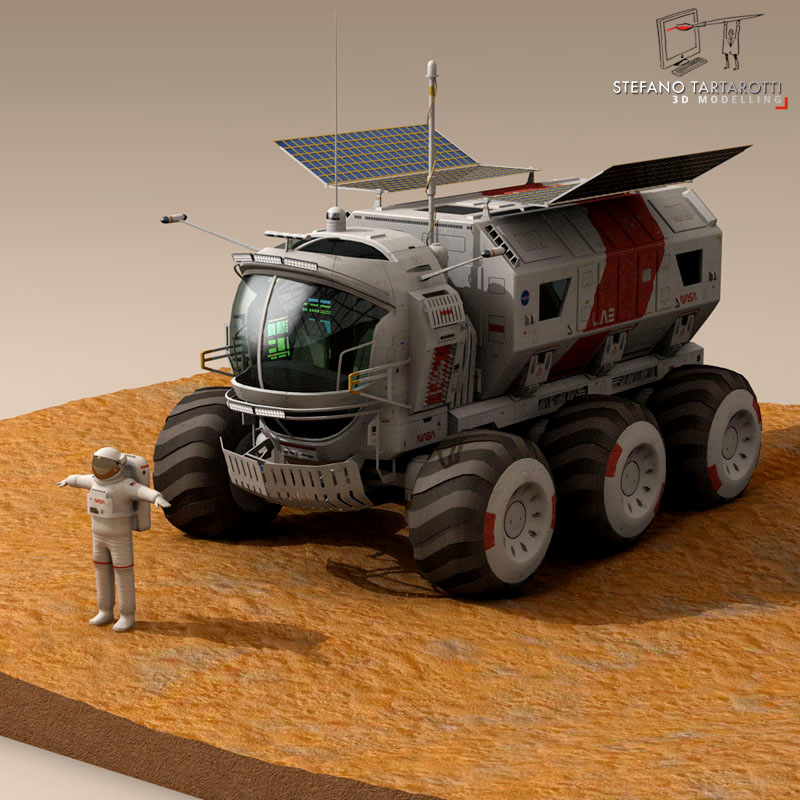 Lunar vehicle 3D model_12