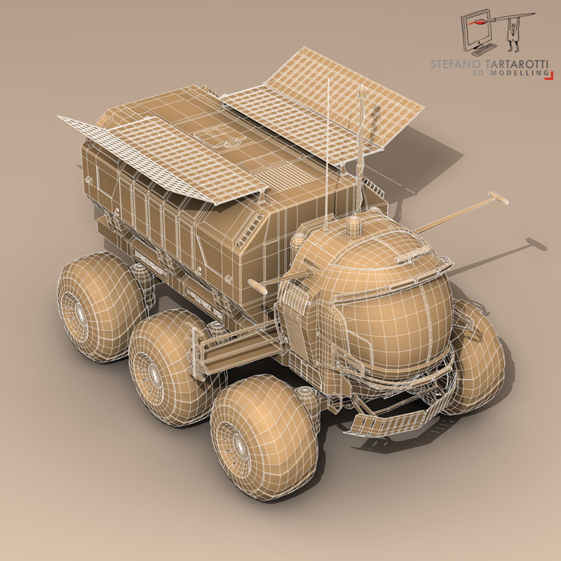 Lunar vehicle 3D model_18