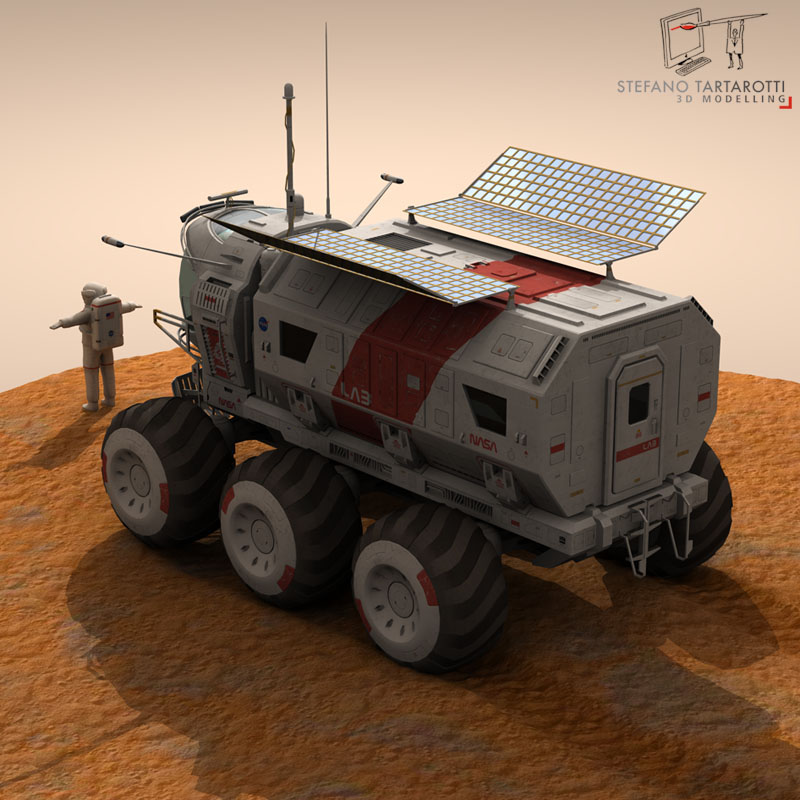 Lunar vehicle 3D model_10