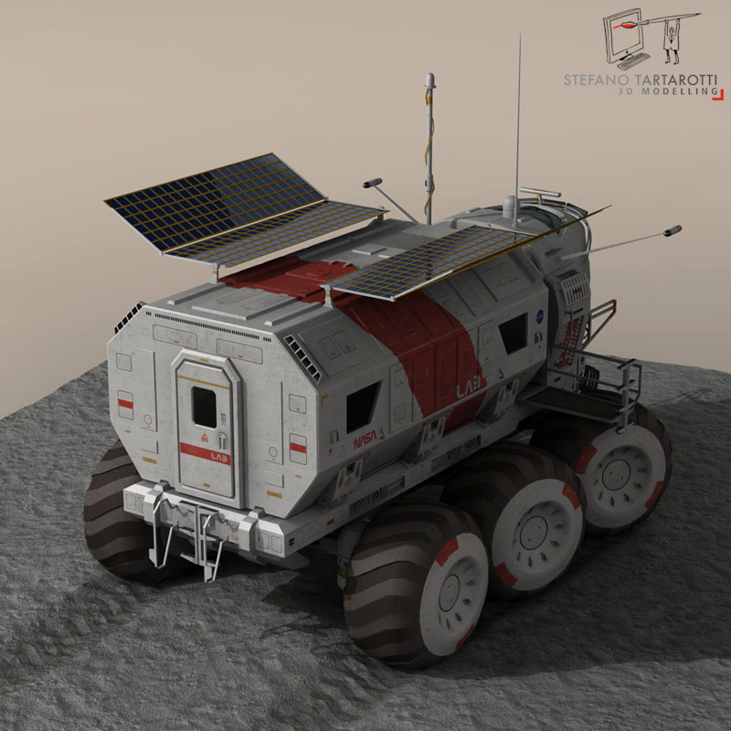 Lunar vehicle 3D model_16