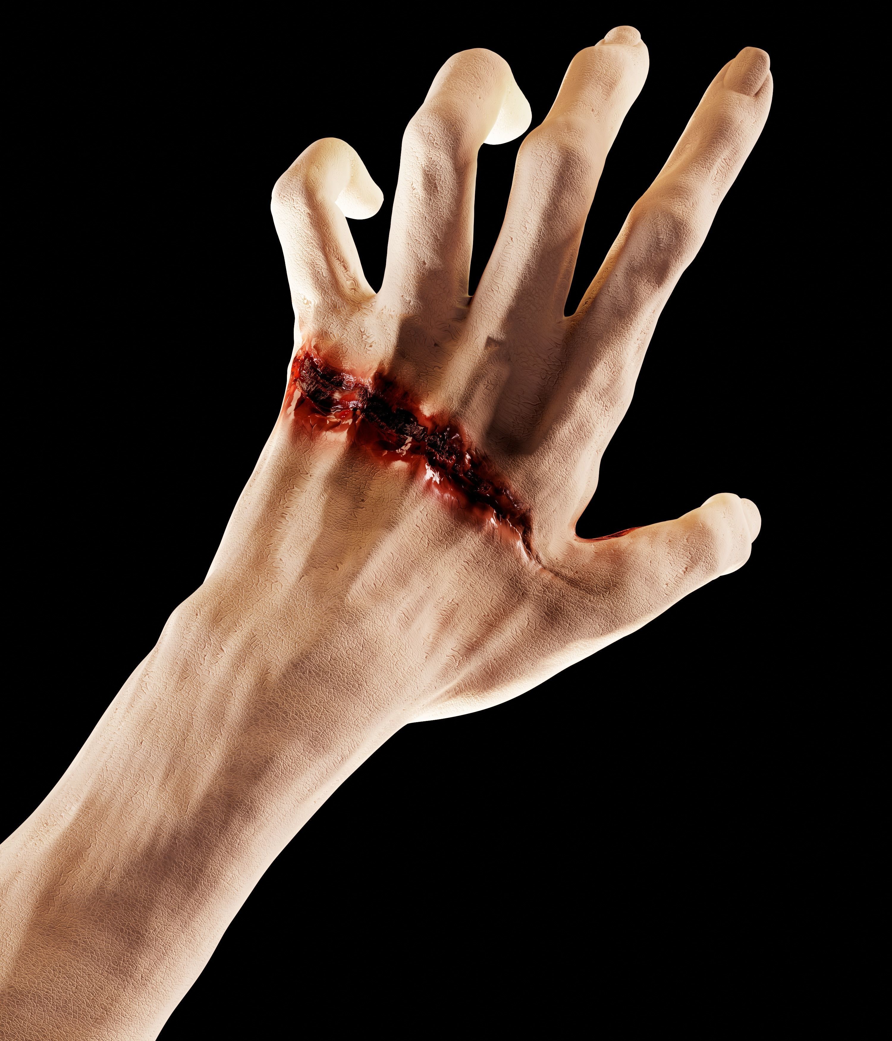 Wounded skin material  SBS -SBSR- PBR Texture_5