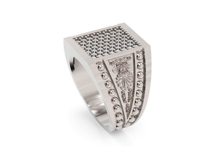 Men Ring 7 3D print model