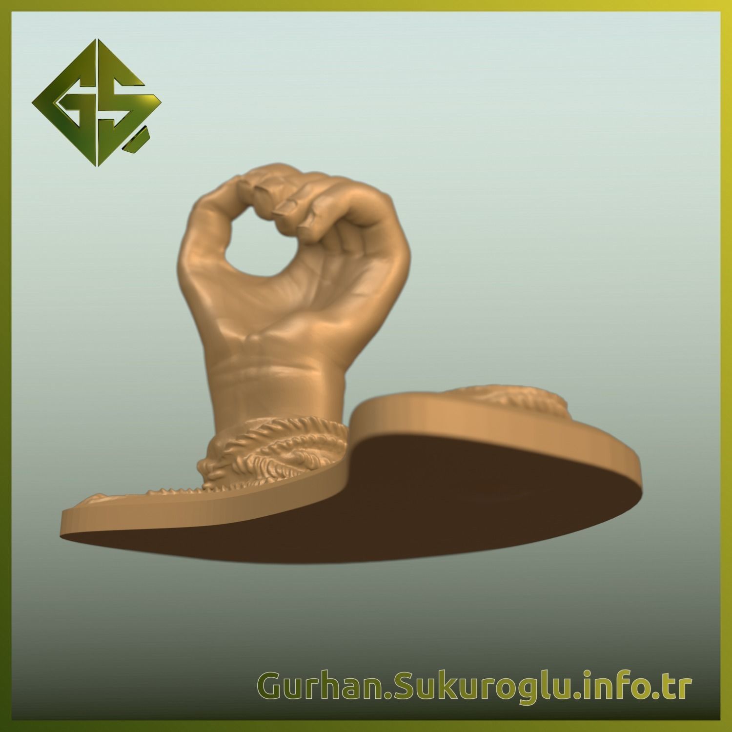 Restricted Freedom Art Piece Bound by Shackles 3D print model_10