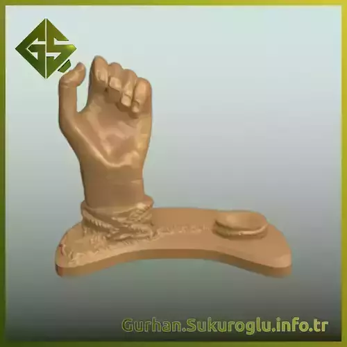 Restricted Freedom Art Piece Bound by Shackles 3D print model