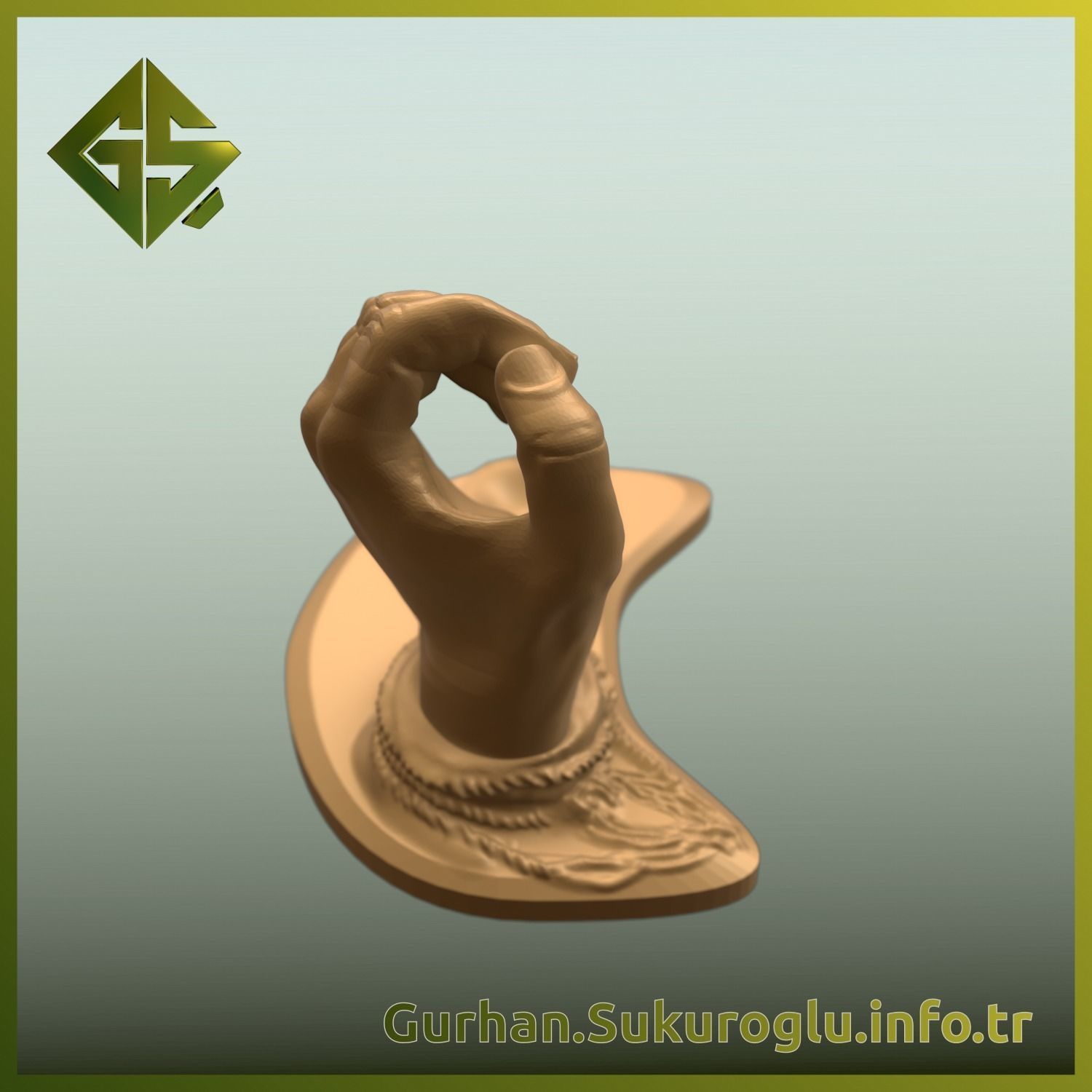 Restricted Freedom Art Piece Bound by Shackles 3D print model_4