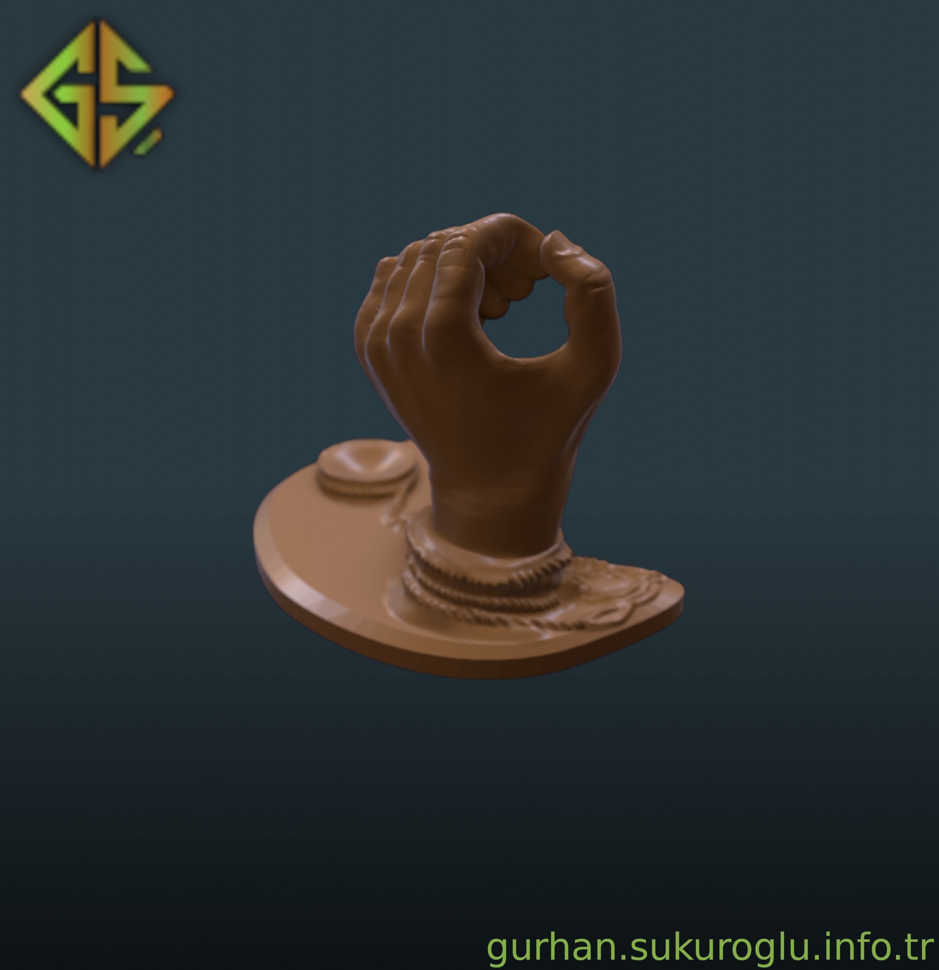 Restricted Freedom Art Piece Bound by Shackles 3D print model_16