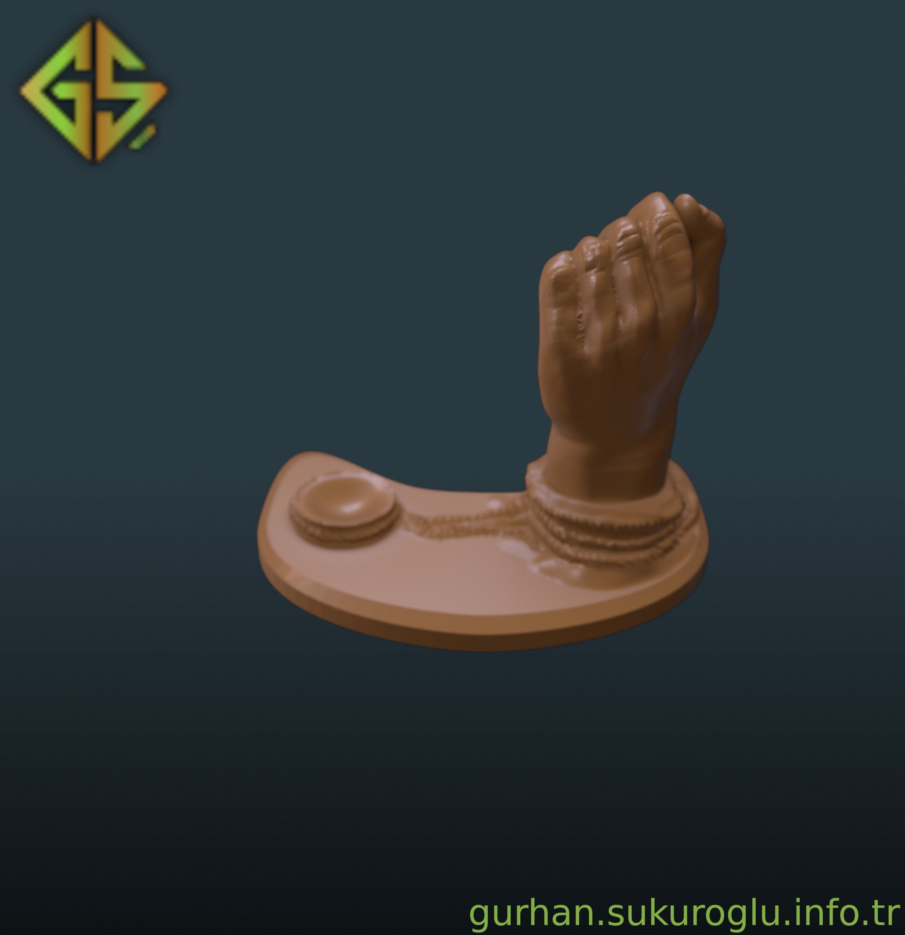 Restricted Freedom Art Piece Bound by Shackles 3D print model_17