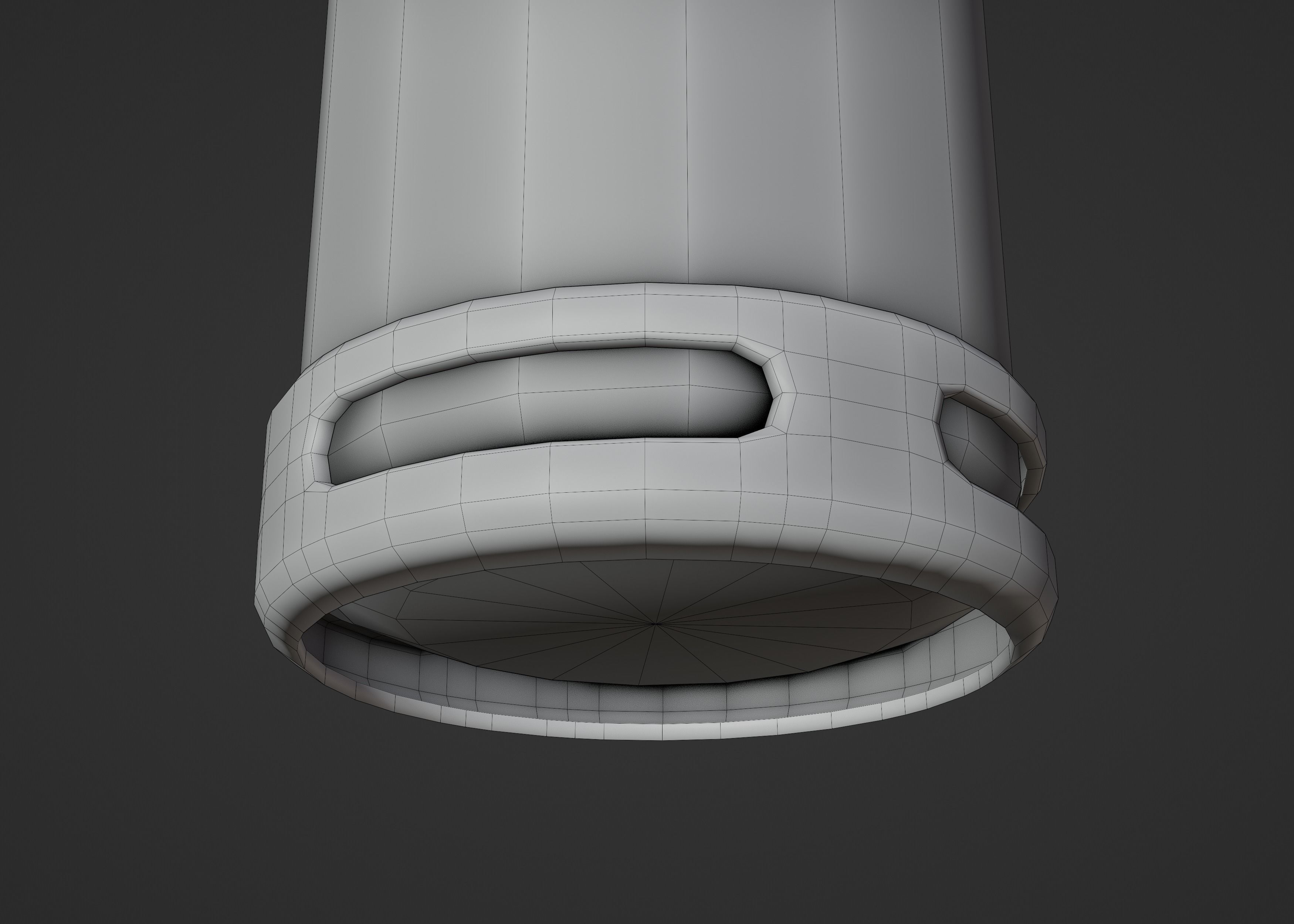 Red Propane Low-poly 3D model_10