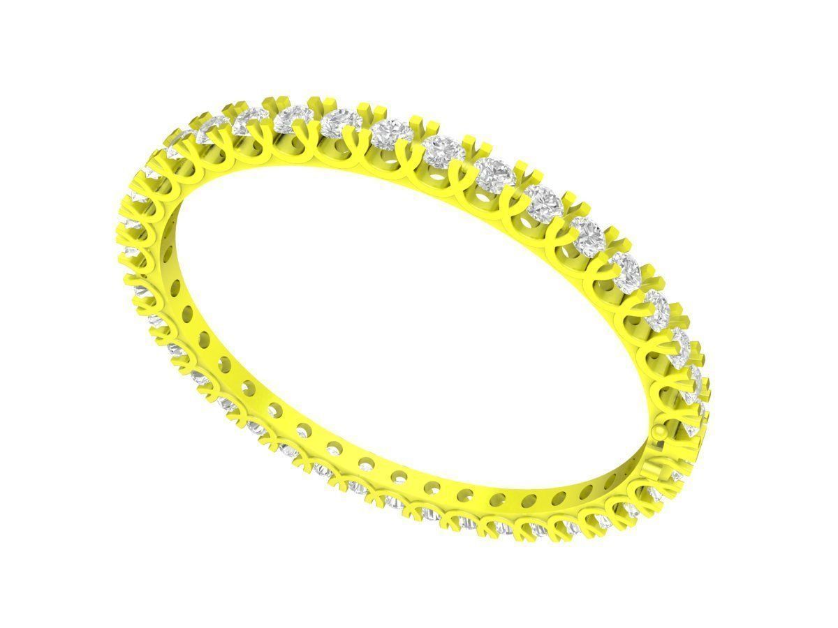 A7724 Luxury Hongkong Diamond Women Bangle Bracelets 3D print model_1