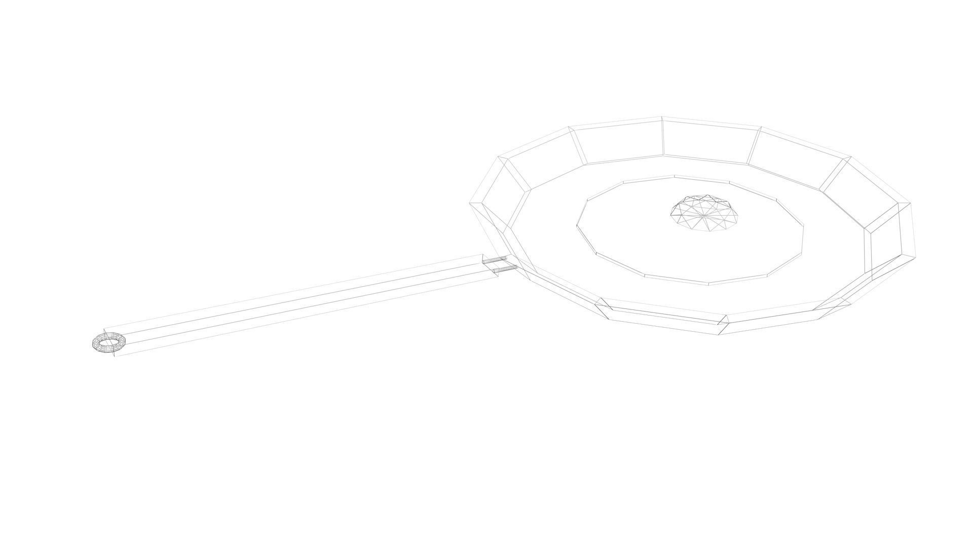 Low Poly Game Ready Pan Low-poly 3D model_15