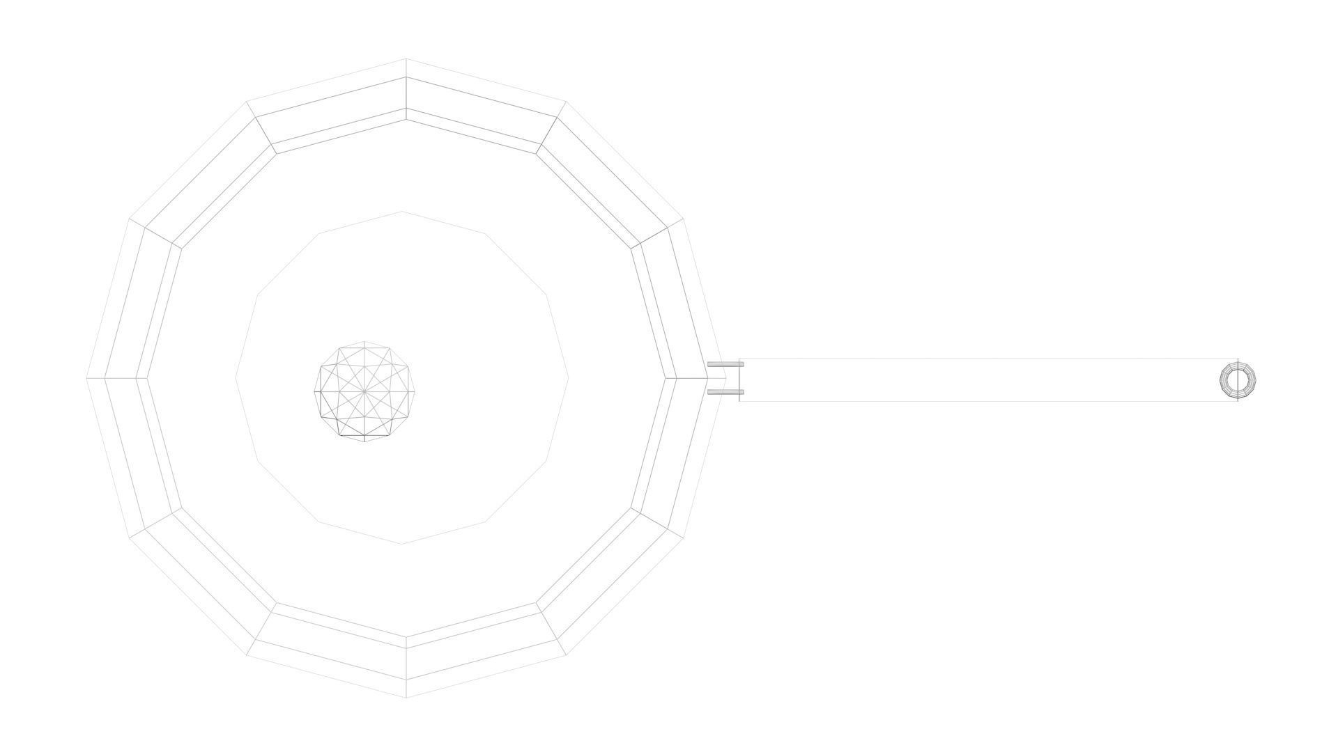 Low Poly Game Ready Pan Low-poly 3D model_21