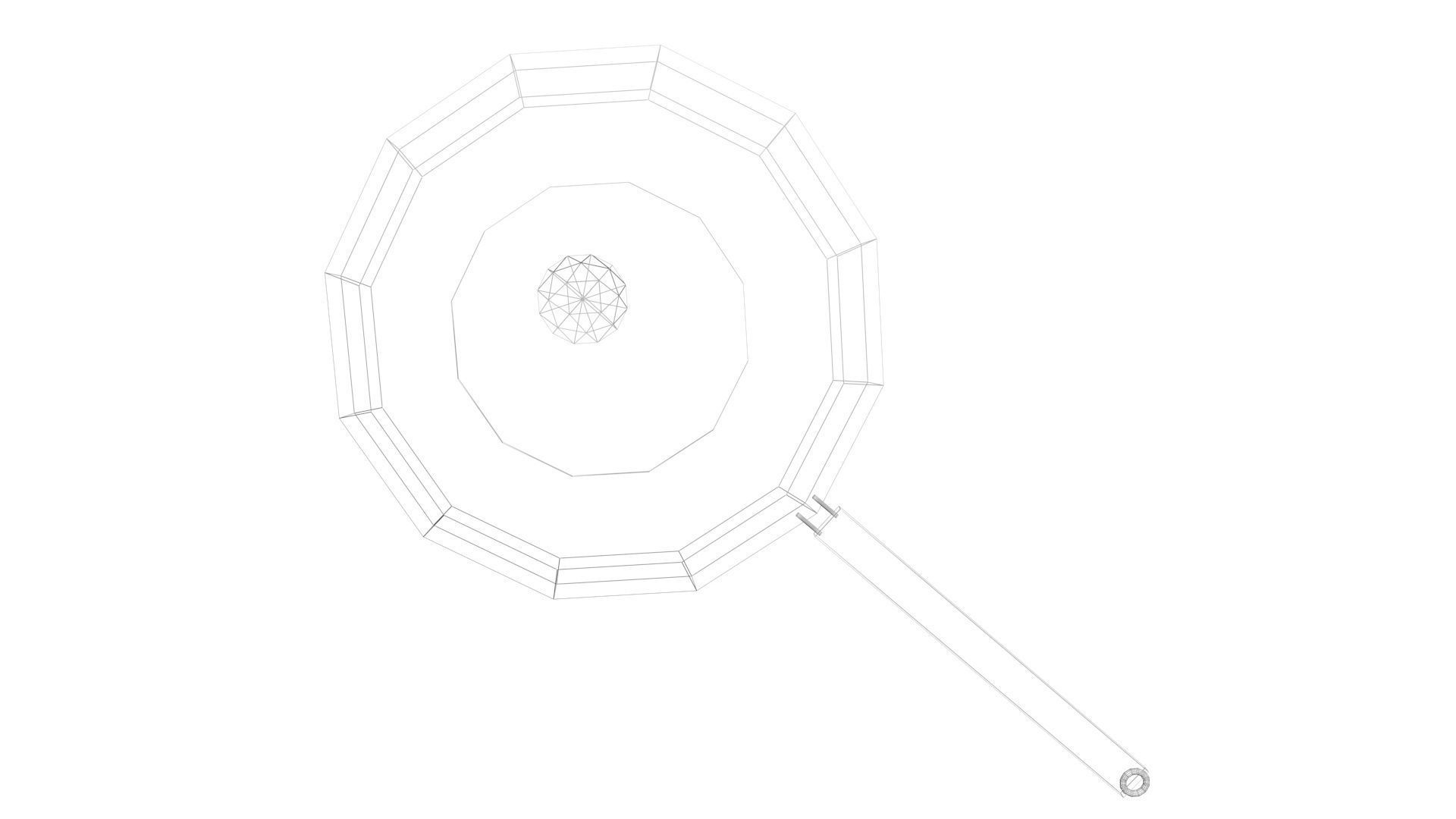 Low Poly Game Ready Pan Low-poly 3D model_17