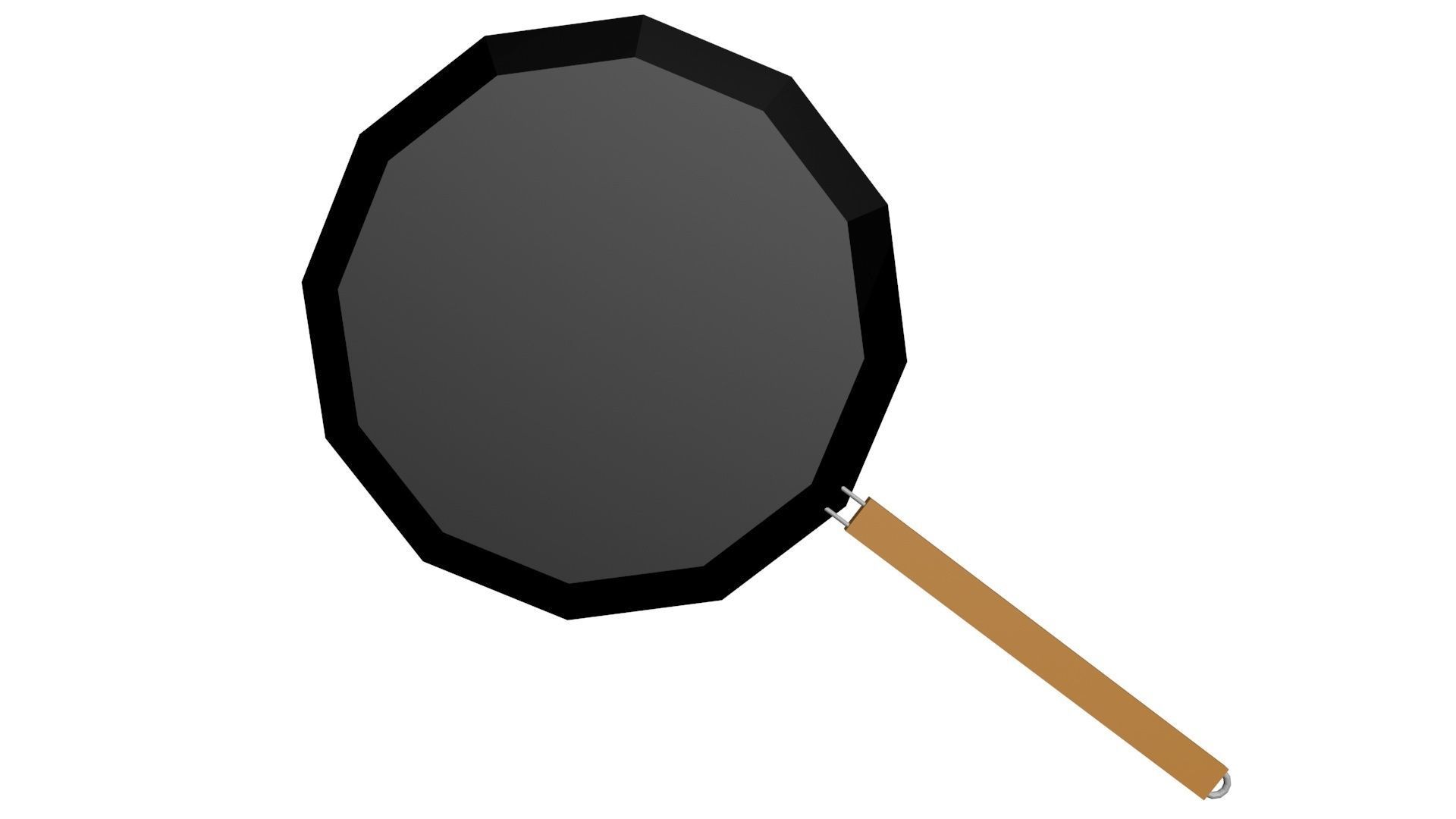 Low Poly Game Ready Pan Low-poly 3D model_4