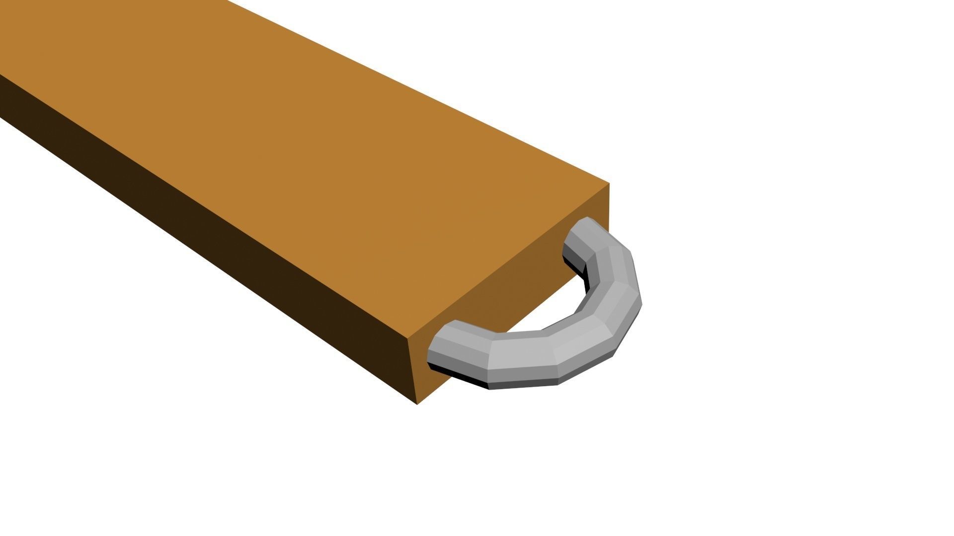 Low Poly Game Ready Pan Low-poly 3D model_5