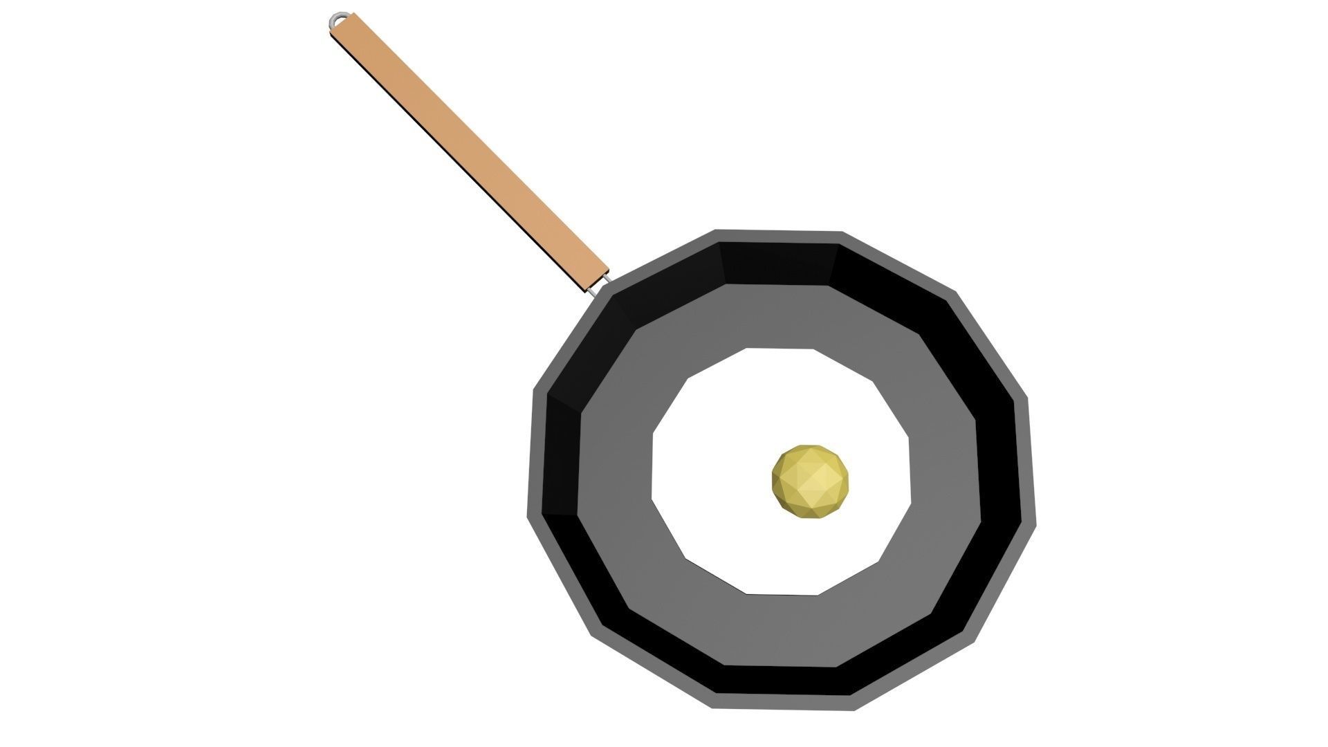 Low Poly Game Ready Pan Low-poly 3D model_3