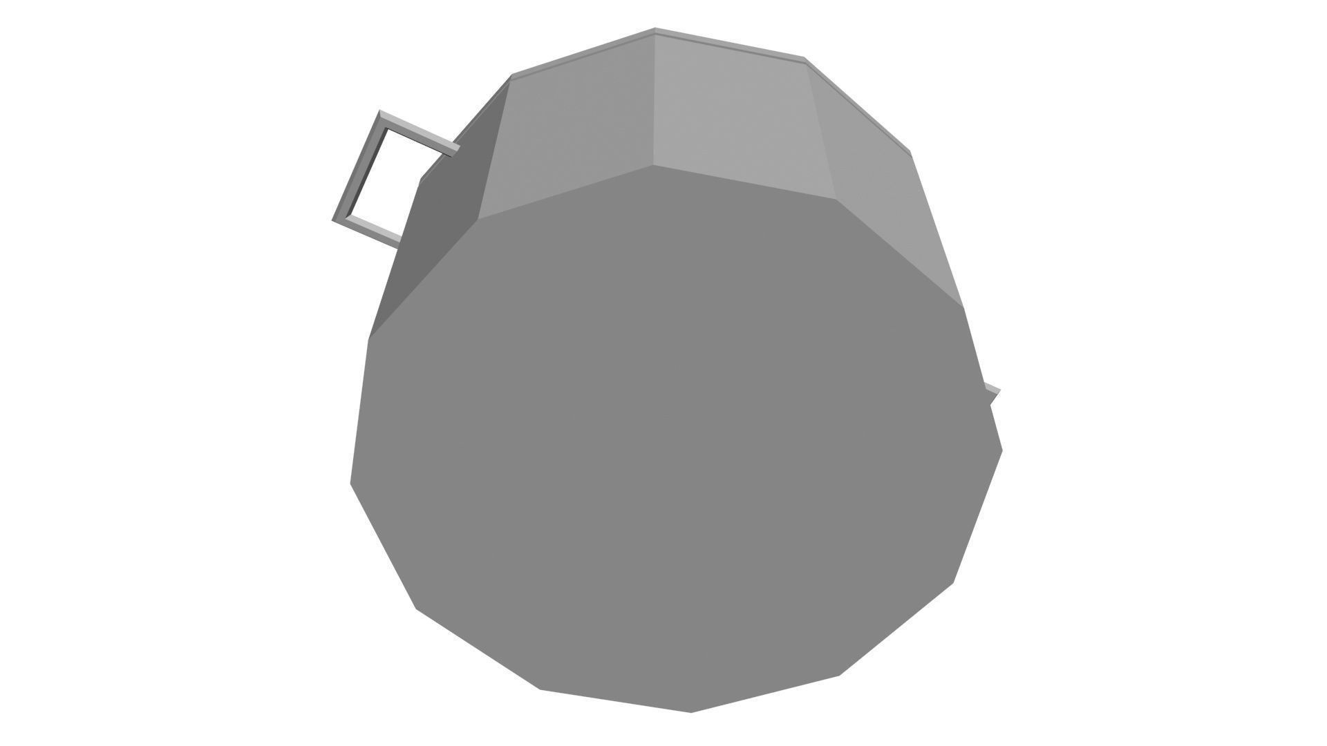 Low Poly Game Ready Cooking Pot Low-poly 3D model_8