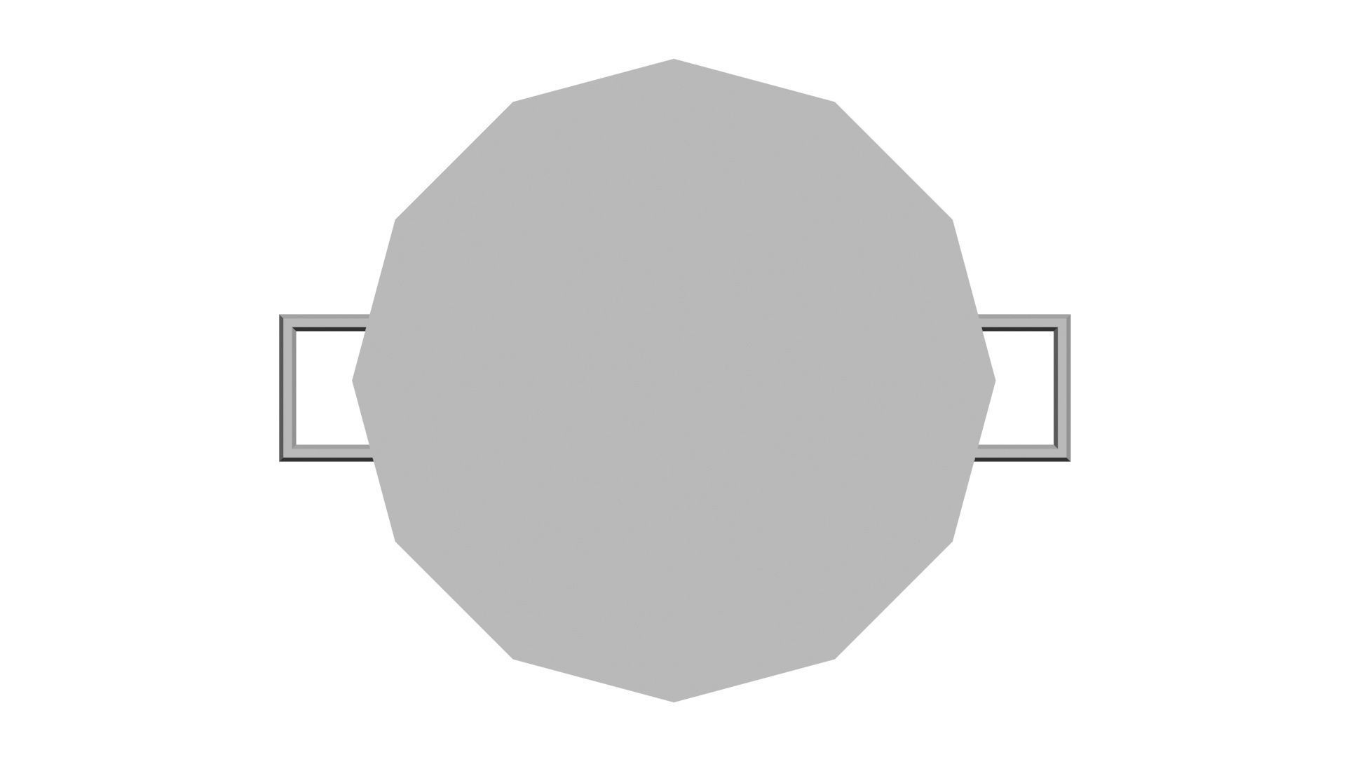 Low Poly Game Ready Cooking Pot Low-poly 3D model_9