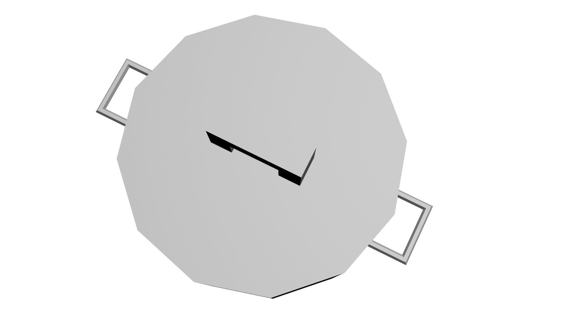 Low Poly Game Ready Cooking Pot Low-poly 3D model_1