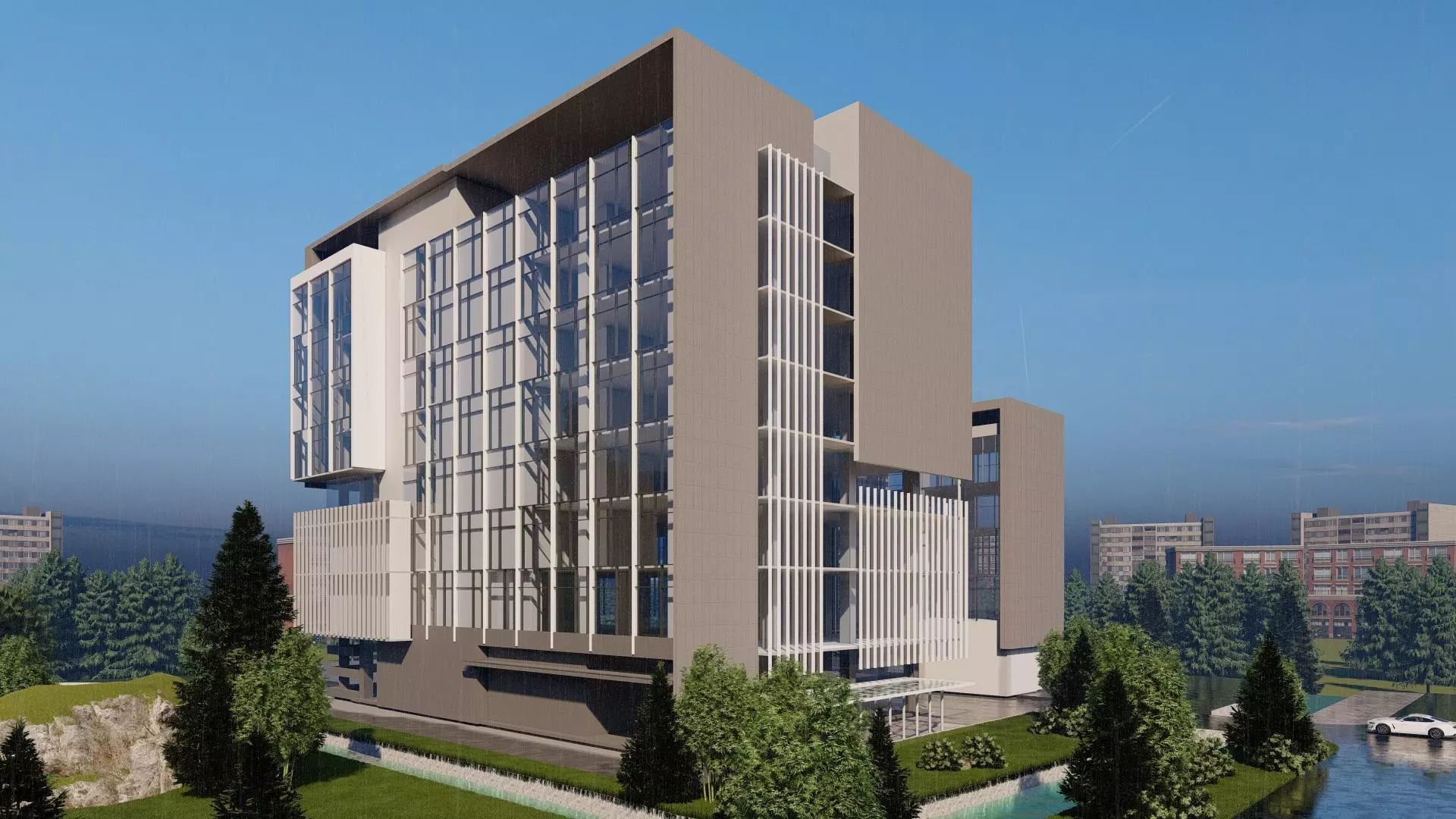 OFFICE BUILDING 3D model_0