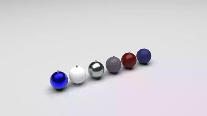 Mini Christmas Balls Set