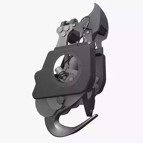 Helicopter Cargo Hook Low-poly 3D model