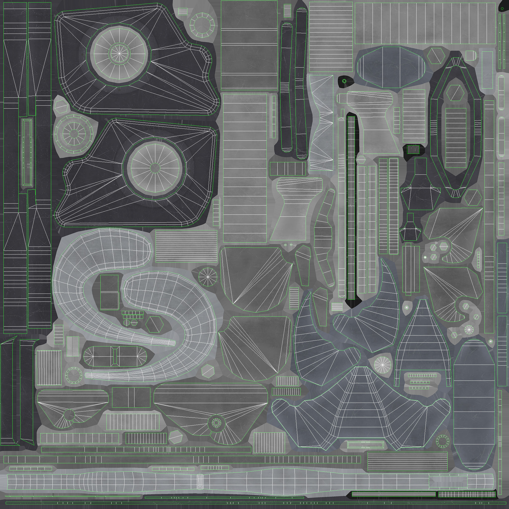 Helicopter Cargo Hook Low-poly 3D model_14