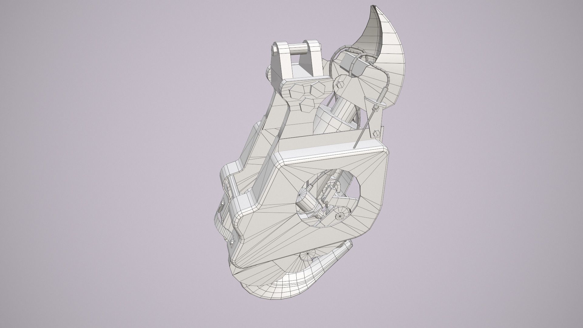 Helicopter Cargo Hook Low-poly 3D model_11