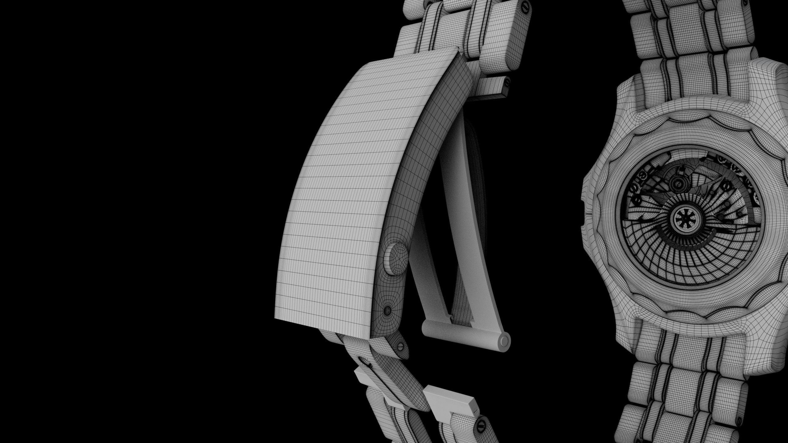 Omega Seamaster Diver 300M Watch 3D model_16