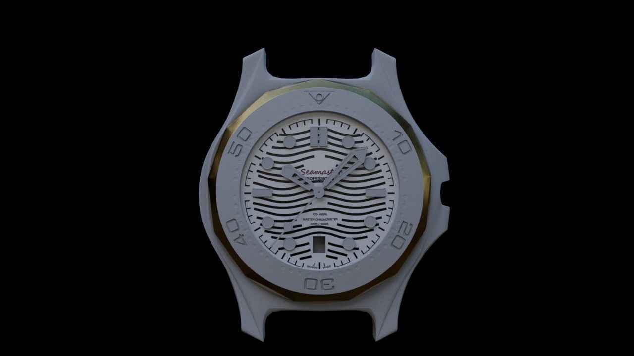 Omega Seamaster Diver 300M Watch 3D model_22