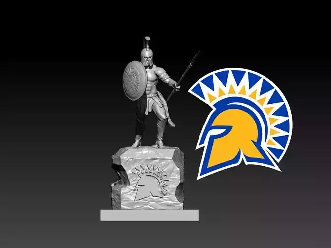 NCAA - SAN JOSE STATE SPARTANS FOOTBALL MASCOT STATUE