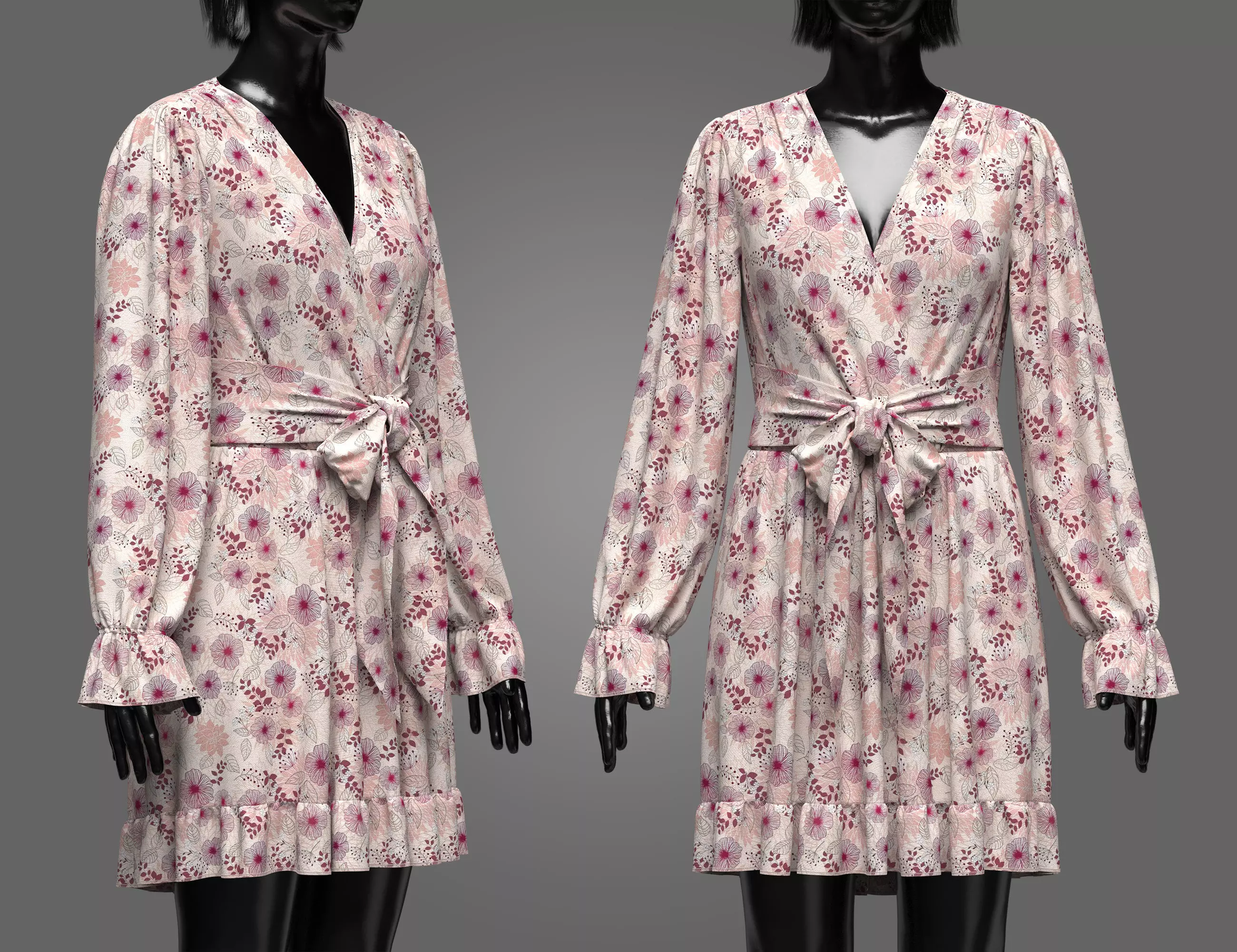 Womens Dress 3d Model 3D model