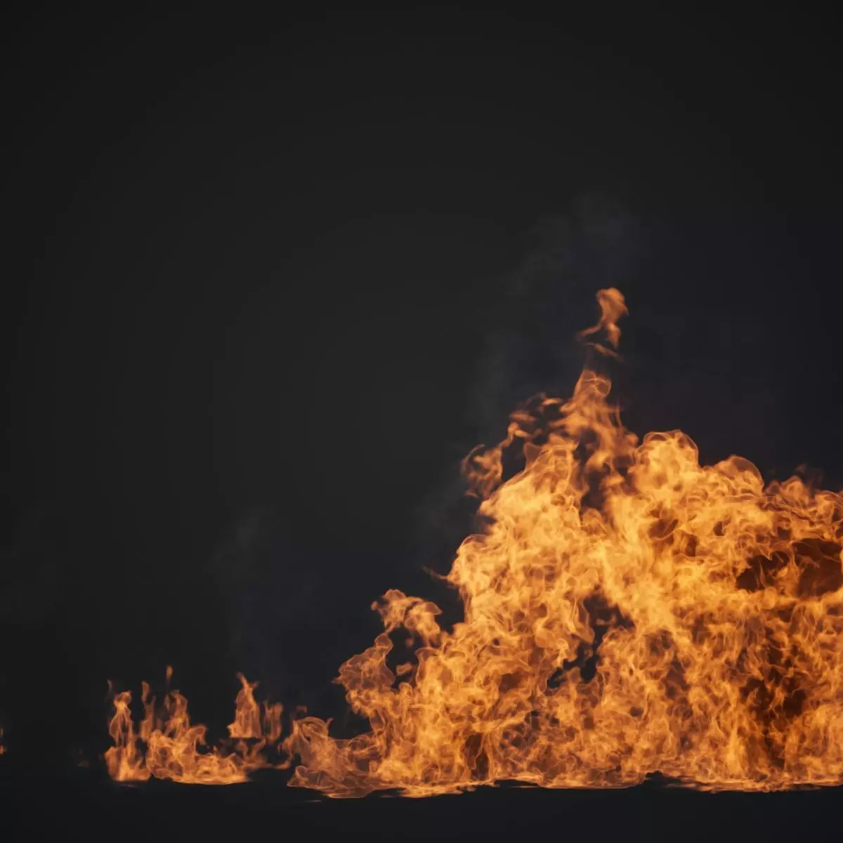 VDB Animated Fire Loop 8 3D model_0