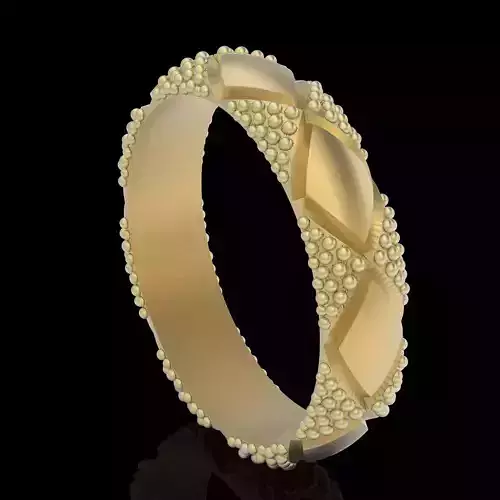Lux ring silver gold jewelry printable 3D model