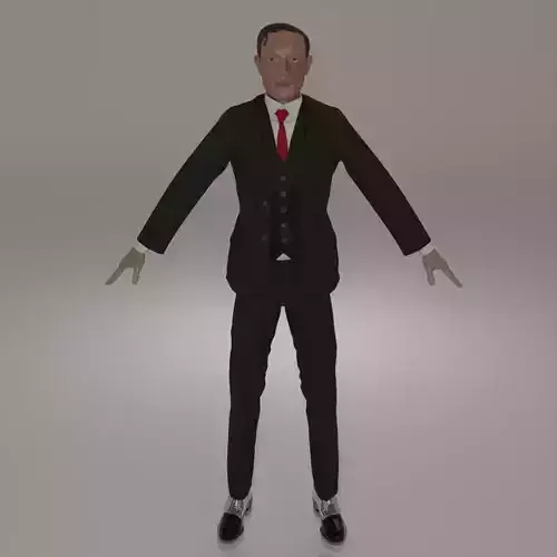 Buster keaton 3D model