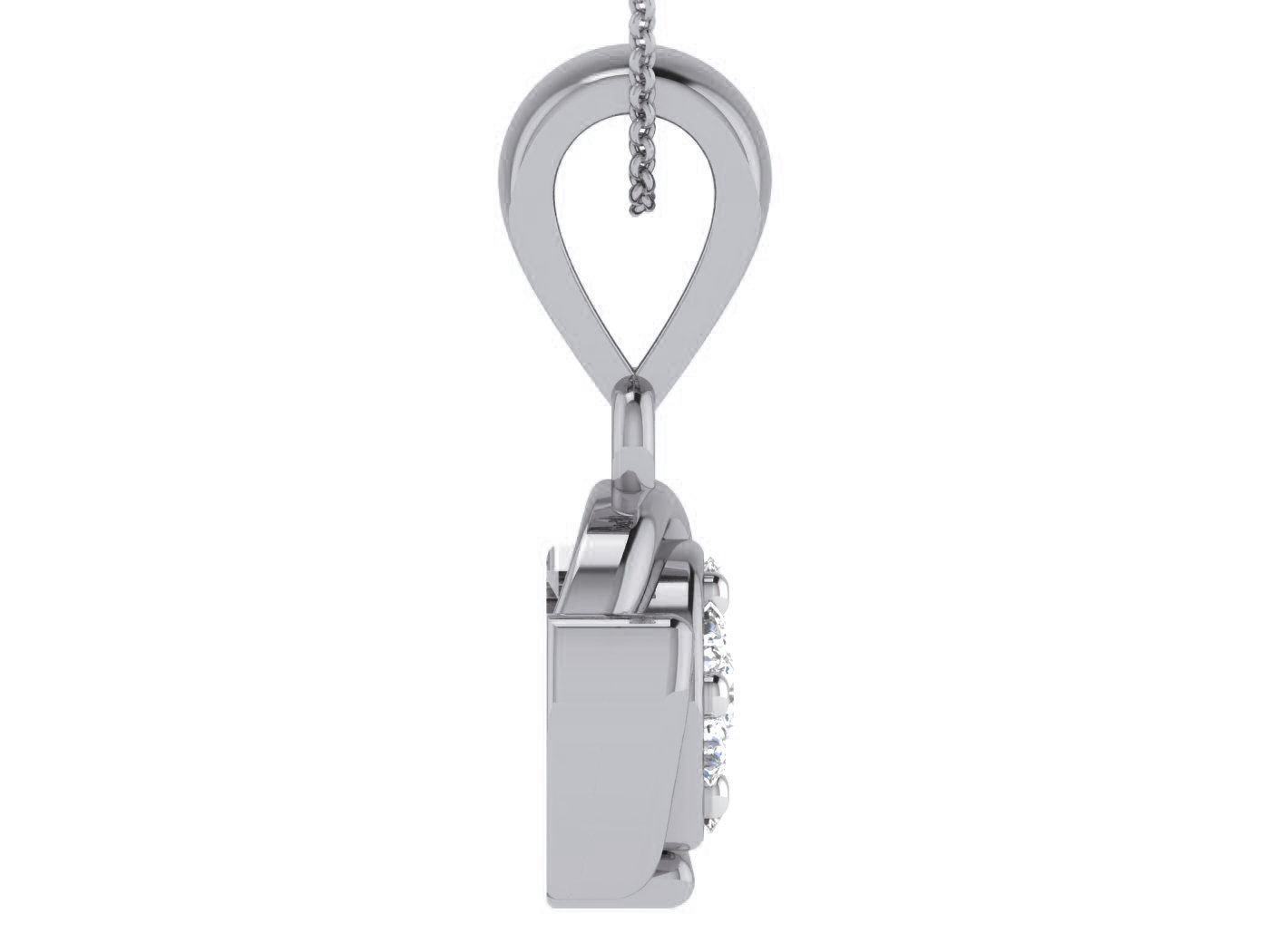 Round Light Wt Pendant 3dm stl obj mtl gltf glb 3D print model_8