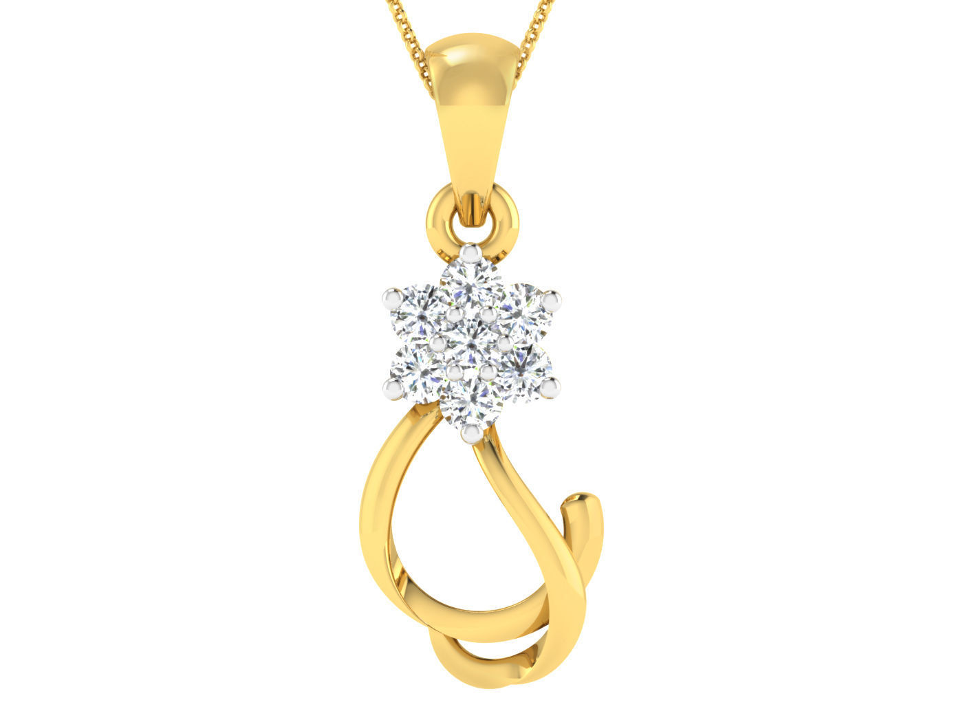 Light Wt Pendant 3dm stl obj mtl gltf glb 3D print model_5