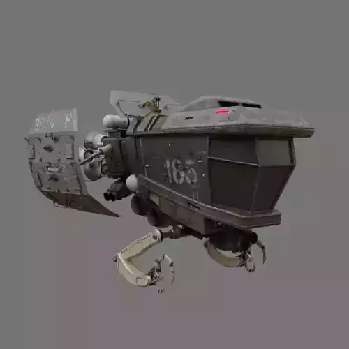 SPACESHIP Tug  Free 3D model