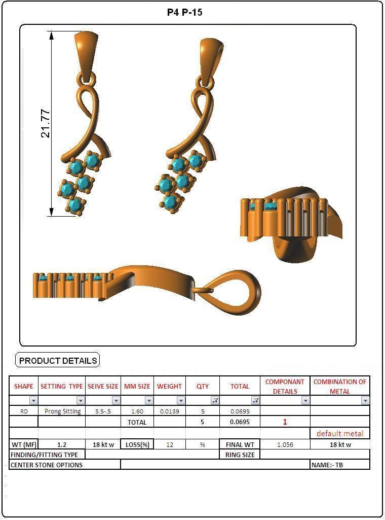 Light Wt Pendant 3dm stl obj mtl gltf glb 3D print model_3