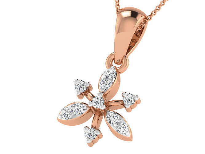 Flower Light Wt Pendant 3dm stl obj mtl gltf glb  3D print model