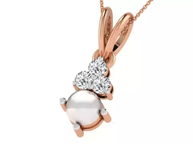 Pearl Light Wt Pendant 3dm stl obj mtl gltf glb  3D print model