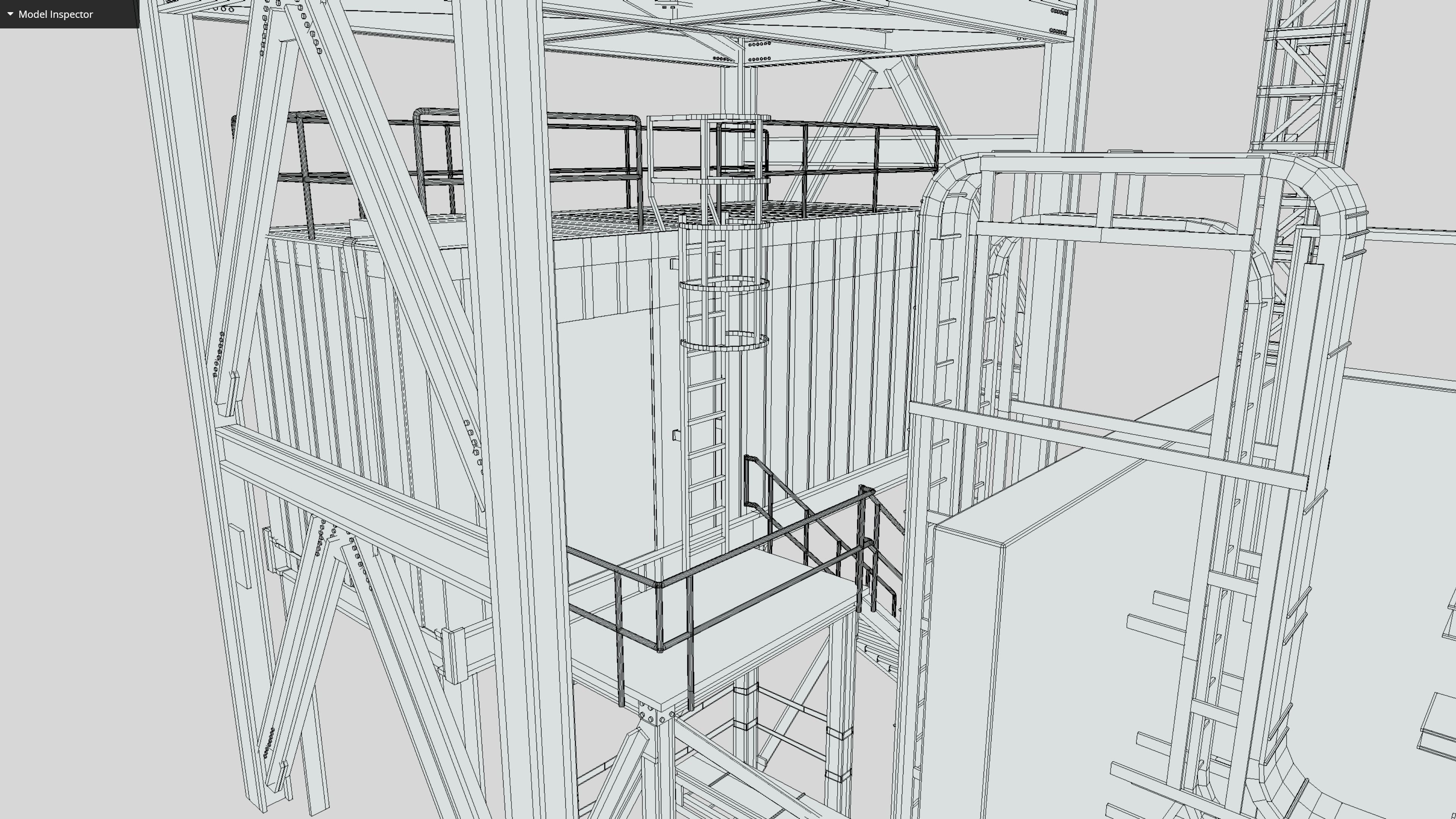 Power Generator Low-poly 3D model_9