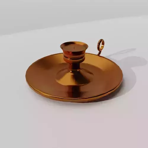 Bronze Candle Stand  Free 3D model