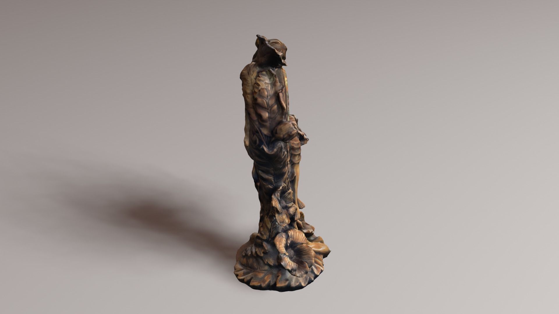 vintage clock v1 3D print model_22