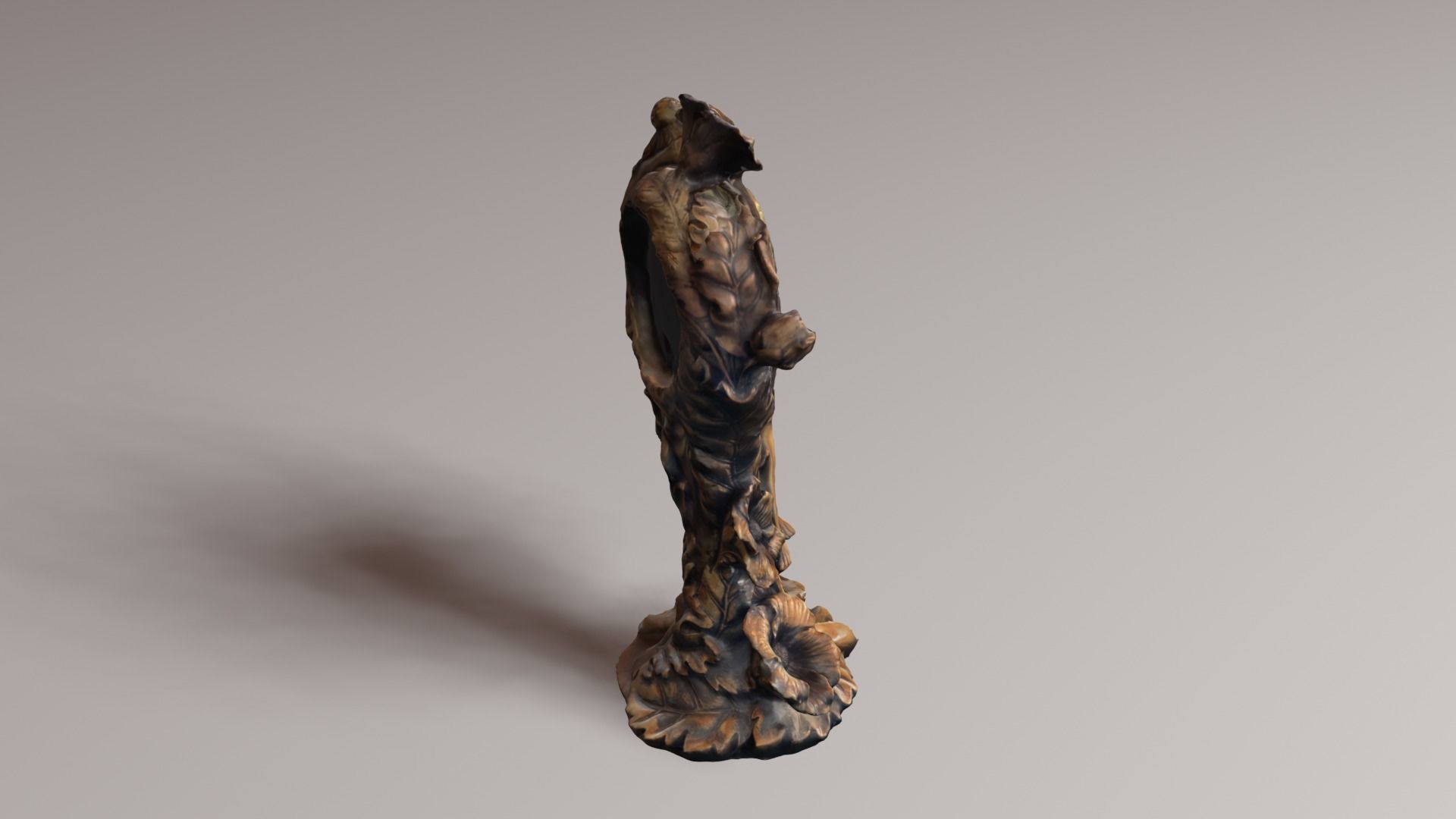 vintage clock v1 3D print model_21