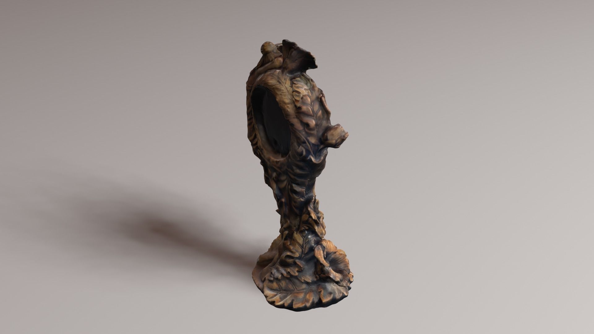 vintage clock v1 3D print model_23