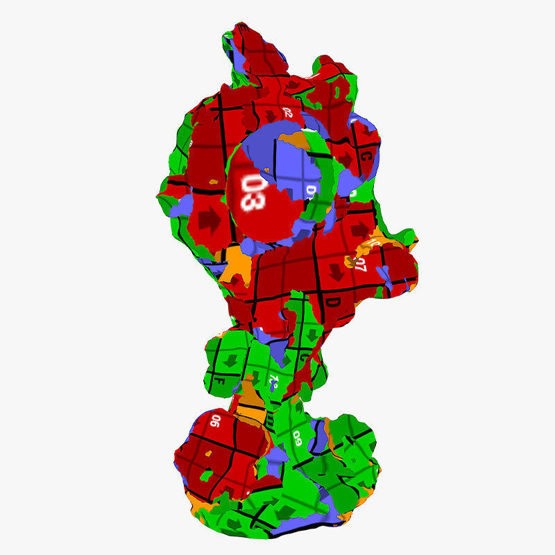 vintage clock v1 3D print model_5