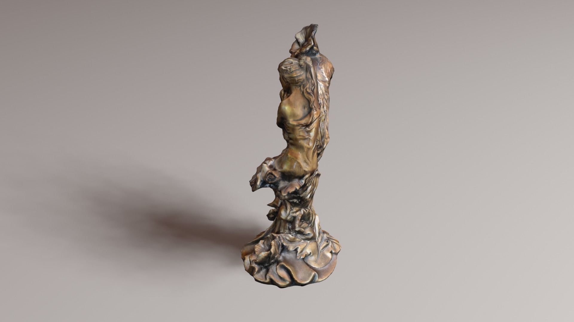 vintage clock v1 3D print model_35