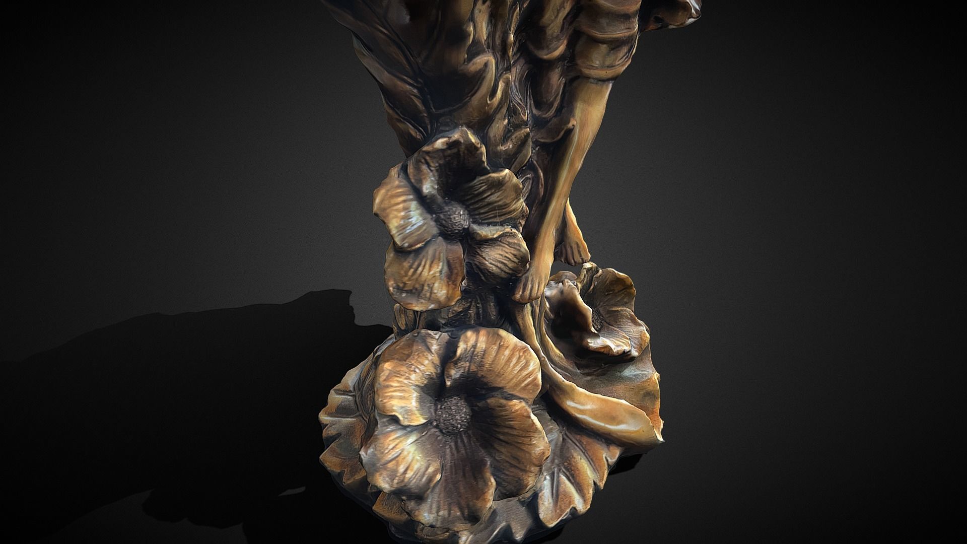 vintage clock v1 3D print model_10