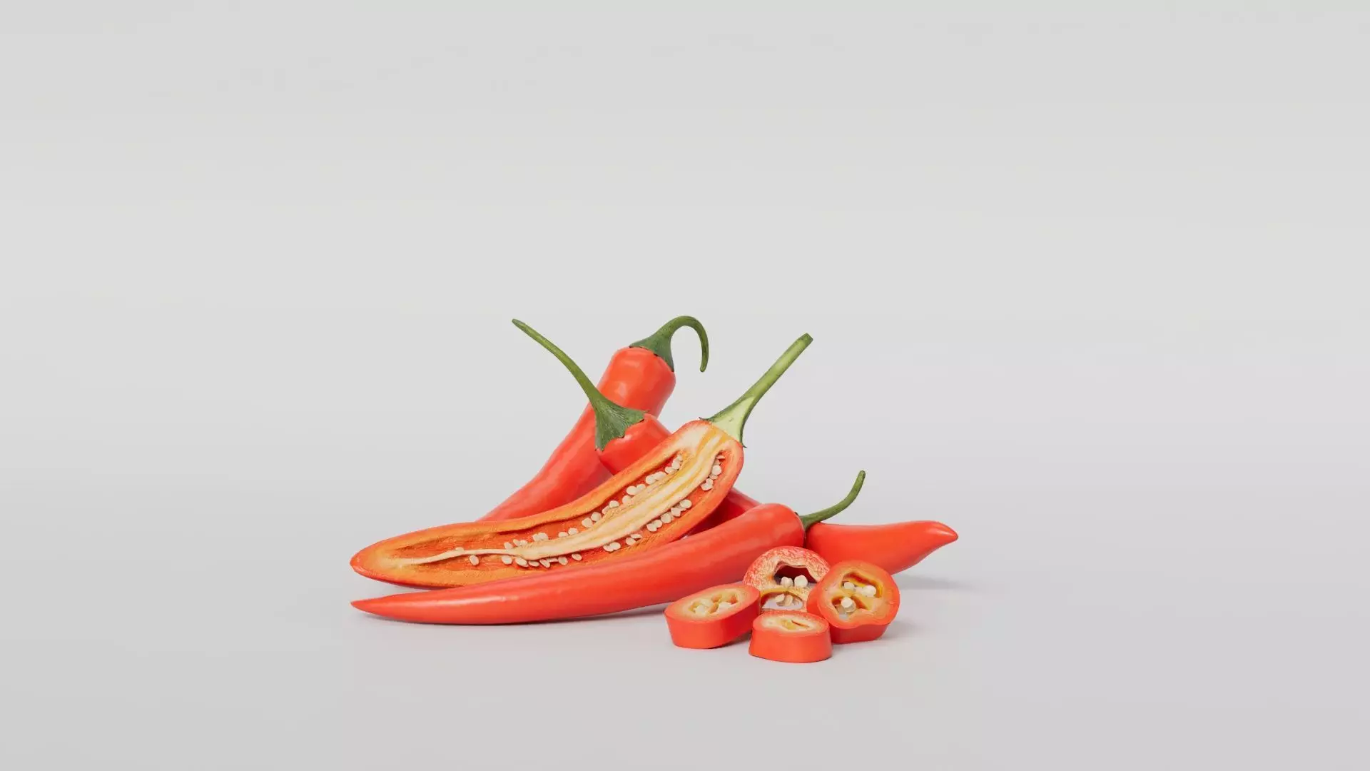 Chili pepper  3D model_0